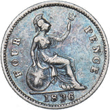 1836 Groat (Fourpence) - William IV British Silver Coin