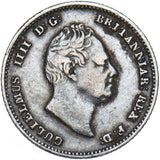 1836 Groat (Fourpence) - William IV British Silver Coin - Nice