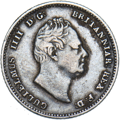 1836 Groat (Fourpence) - William IV British Silver Coin - Nice