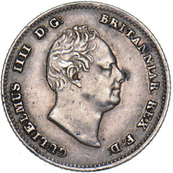 1836 Groat (Fourpence) - William IV British Silver Coin - Nice