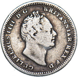 1837 Groat (Fourpence) - William IV British Silver Coin