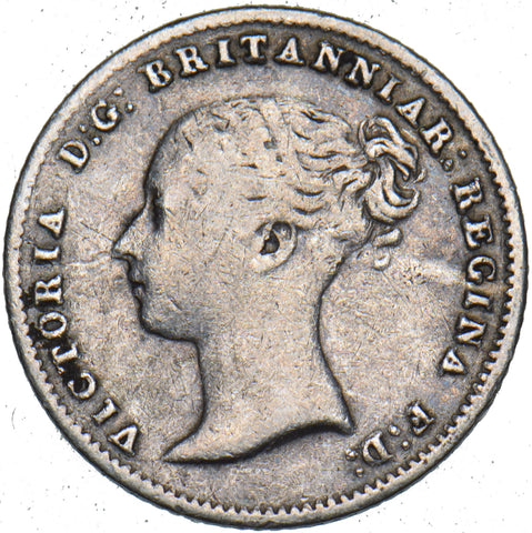 1838 Groat (Fourpence) - Victoria British Silver Coin