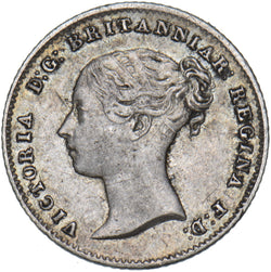 1838 Groat (Fourpence) - Victoria British Silver Coin - Nice