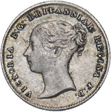 1838 Groat (Fourpence) - Victoria British Silver Coin - Nice