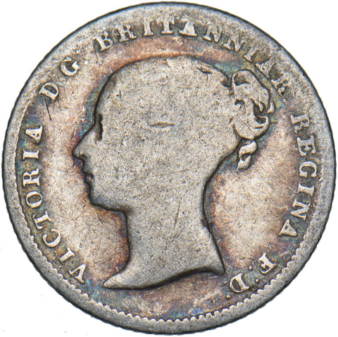 1840 Groat (Fourpence) - Victoria British Silver Coin