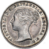 1840 Groat (Fourpence) - Victoria British Silver Coin - Very Nice