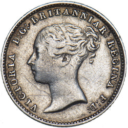 1840 Groat (Fourpence) - Victoria British Silver Coin - Nice