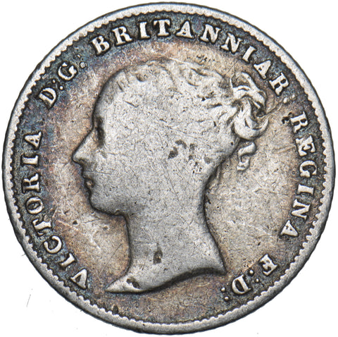 1842 Groat (Fourpence) - Victoria British Silver Coin
