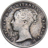 1844 Groat (Fourpence) - Victoria British Silver Coin