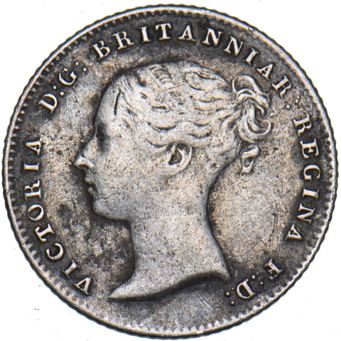 1844 Groat (Fourpence) - Victoria British Silver Coin