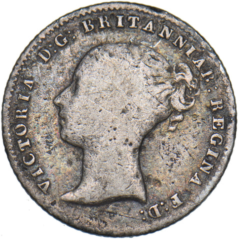 1844 Groat (Fourpence) - Victoria British Silver Coin