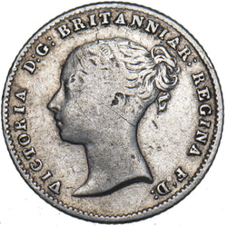 1845 Groat (Fourpence) - Victoria British Silver Coin