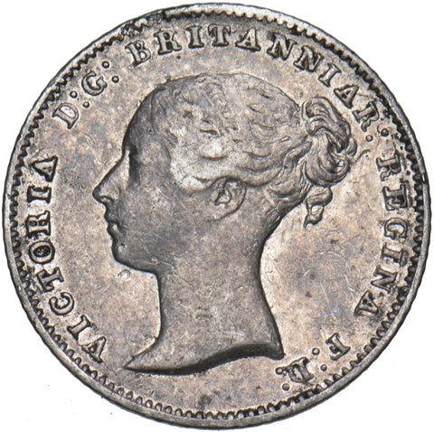 1848 Groat (Fourpence) - Victoria British Silver Coin - Nice
