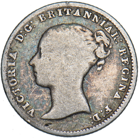 1849 Groat (Fourpence) - Victoria British Silver Coin