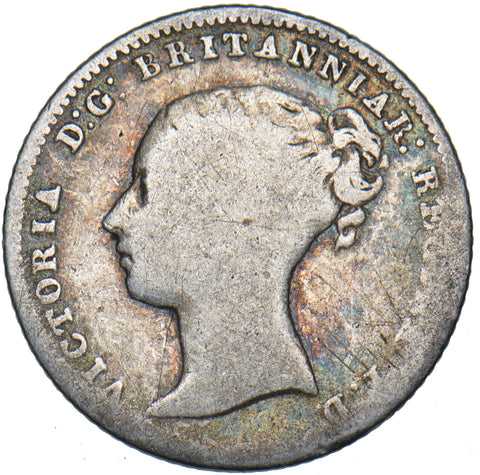 1849 Groat (Fourpence) - Victoria British Silver Coin