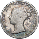 1854 Groat (Fourpence) - Victoria British Silver Coin