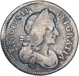 1673 Threepence - Charles II British Silver Coin