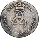 1673 Threepence - Charles II British Silver Coin