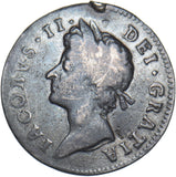 1687 Threepence (Ex-Mount) - James II British Silver Coin