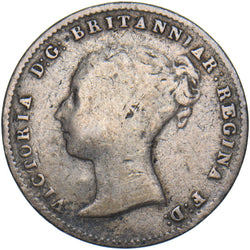 1843 Threepence - Victoria British Silver Coin