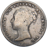 1843 Threepence - Victoria British Silver Coin