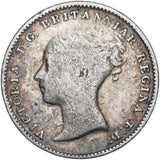 1861 Threepence - Victoria British Silver Coin