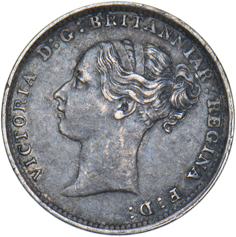 1882 Threepence - Victoria British Silver Coin - Nice