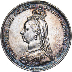 1891 Threepence - Victoria British Silver Coin