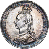 1891 Threepence - Victoria British Silver Coin