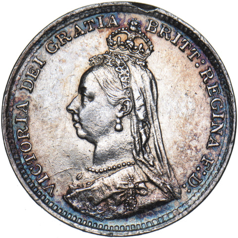 1891 Threepence - Victoria British Silver Coin