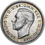 1937 Maundy Threepence - George VI British Silver Coin - Superb
