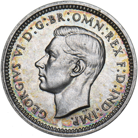 1937 Maundy Threepence - George VI British Silver Coin - Superb