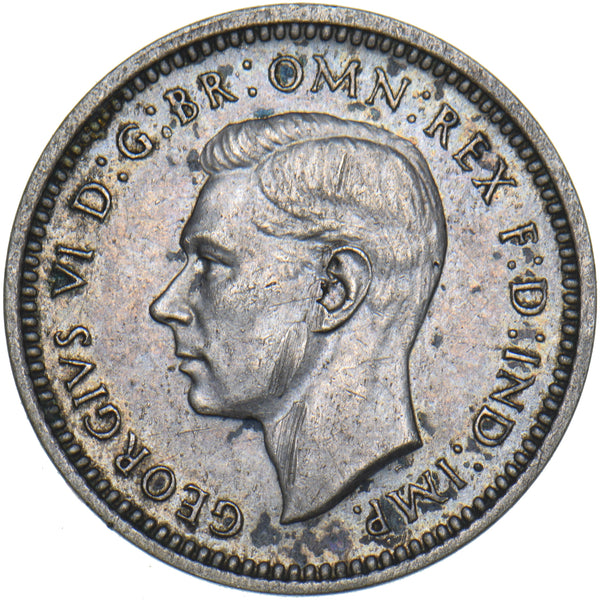 1938 Maundy Threepence - George VI British Silver Coin - Very Nice