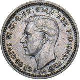 1938 Maundy Threepence - George VI British Silver Coin - Very Nice