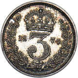 1974 Maundy Threepence - Elizabeth II British Silver Coin - Superb