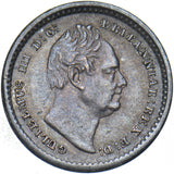 1834 Threehalfpence - William IV British Silver Coin - Very Nice
