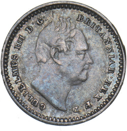 1834 Threehalfpence - William IV British Silver Coin - Nice