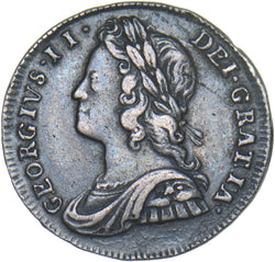 1732 Maundy Twopence - George II British Silver Coin - Very Nice
