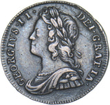 1732 Maundy Twopence - George II British Silver Coin - Very Nice