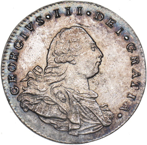 1800 Maundy Twopence - George III British Silver Coin - Very Nice