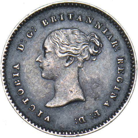1842 Maundy Twopence - Victoria British Silver Coin - Very Nice