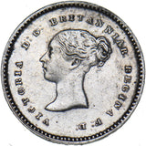 1850 Maundy Twopence - Victoria British Silver Coin - Nice