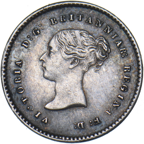 1866 Maundy Twopence - Victoria British Silver Coin - Very Nice