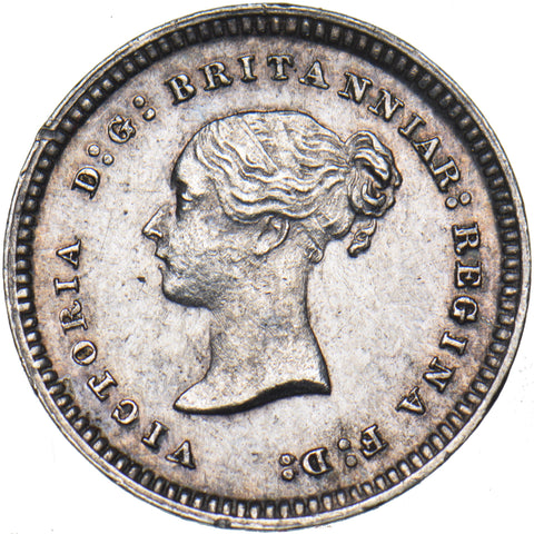 1887 Maundy Twopence - Victoria British Silver Coin - Very Nice