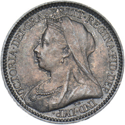 1896 Maundy Twopence - Victoria British Silver Coin - Superb