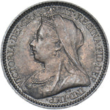 1896 Maundy Twopence - Victoria British Silver Coin - Superb