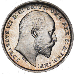1908 Maundy Twopence - Edward VII British Silver Coin - Superb