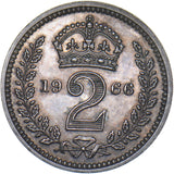 1966 Maundy Twopence - Elizabeth II British Silver Coin - Superb