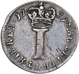 1739 Maundy Penny - George II British Silver Coin - Nice