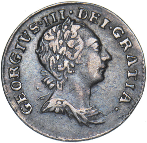 1784 Maundy Penny - George III British Silver Coin - Nice